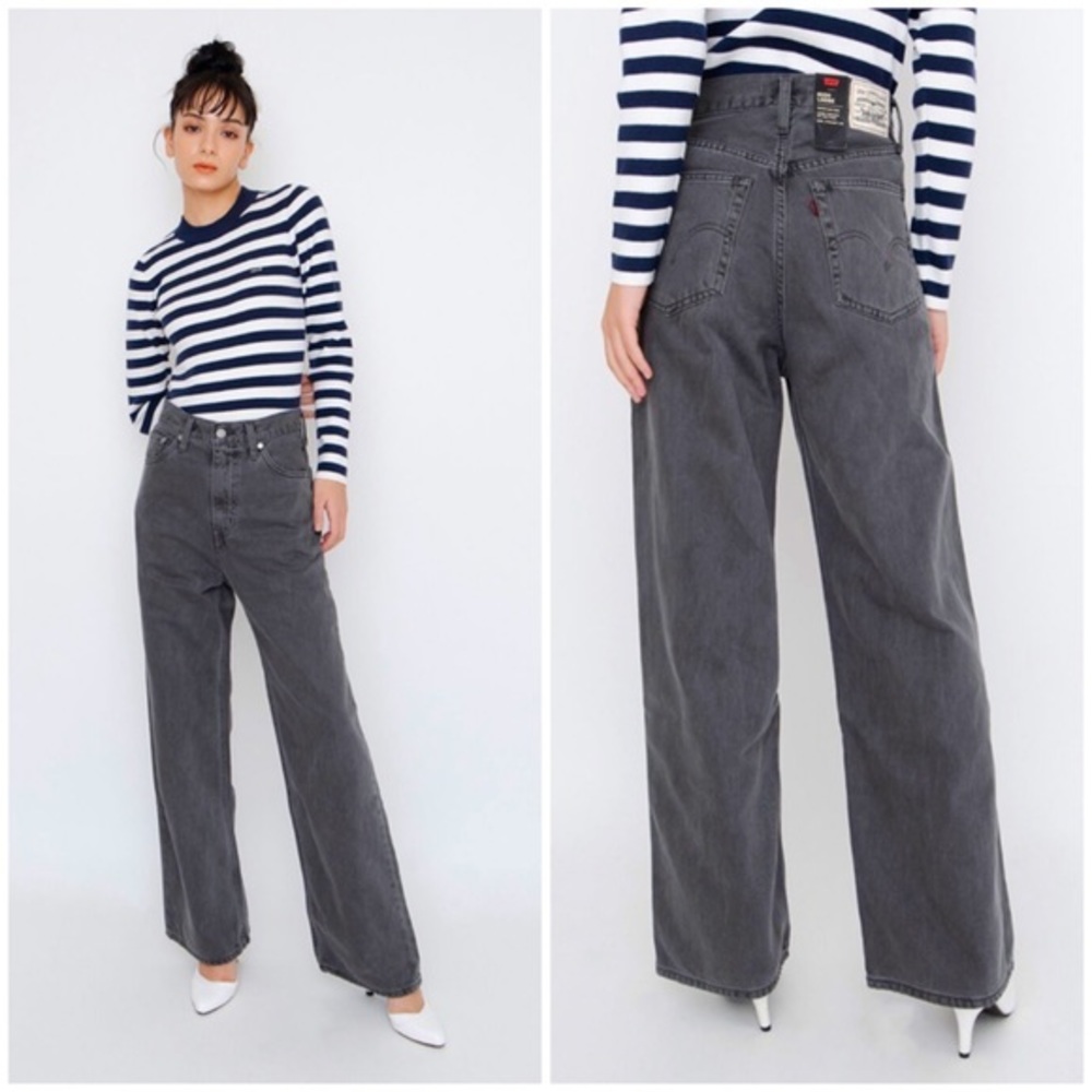 Levi’s Wellthread High Loose Jeans - Silver Bloom